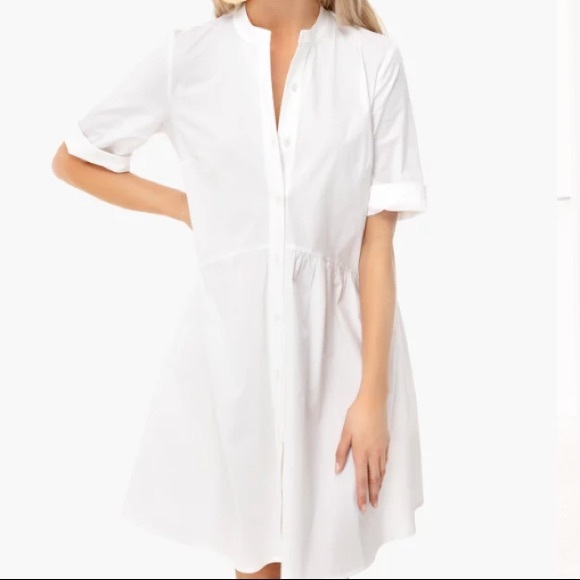White Royal Shirt Dress
TUCKERNUCK - Picture 4 of 14